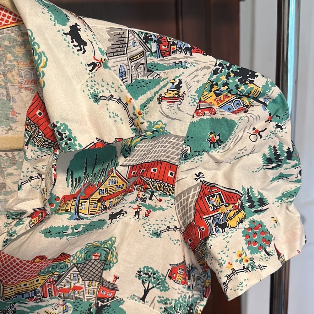 Bernie Dexter Multicolor Scenic Print Dress - Picture 3 of 3